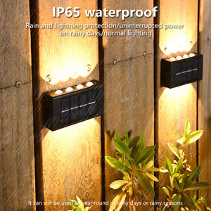 Nuvora Solar Wall Light – תאורת קיר סולארית Up & Down