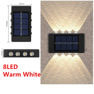 Nuvora Solar Wall Light – תאורת קיר סולארית Up & Down