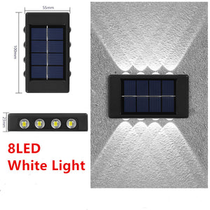 Nuvora Solar Wall Light – תאורת קיר סולארית Up & Down