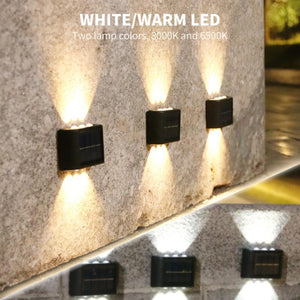 Nuvora Solar Wall Light – תאורת קיר סולארית Up & Down