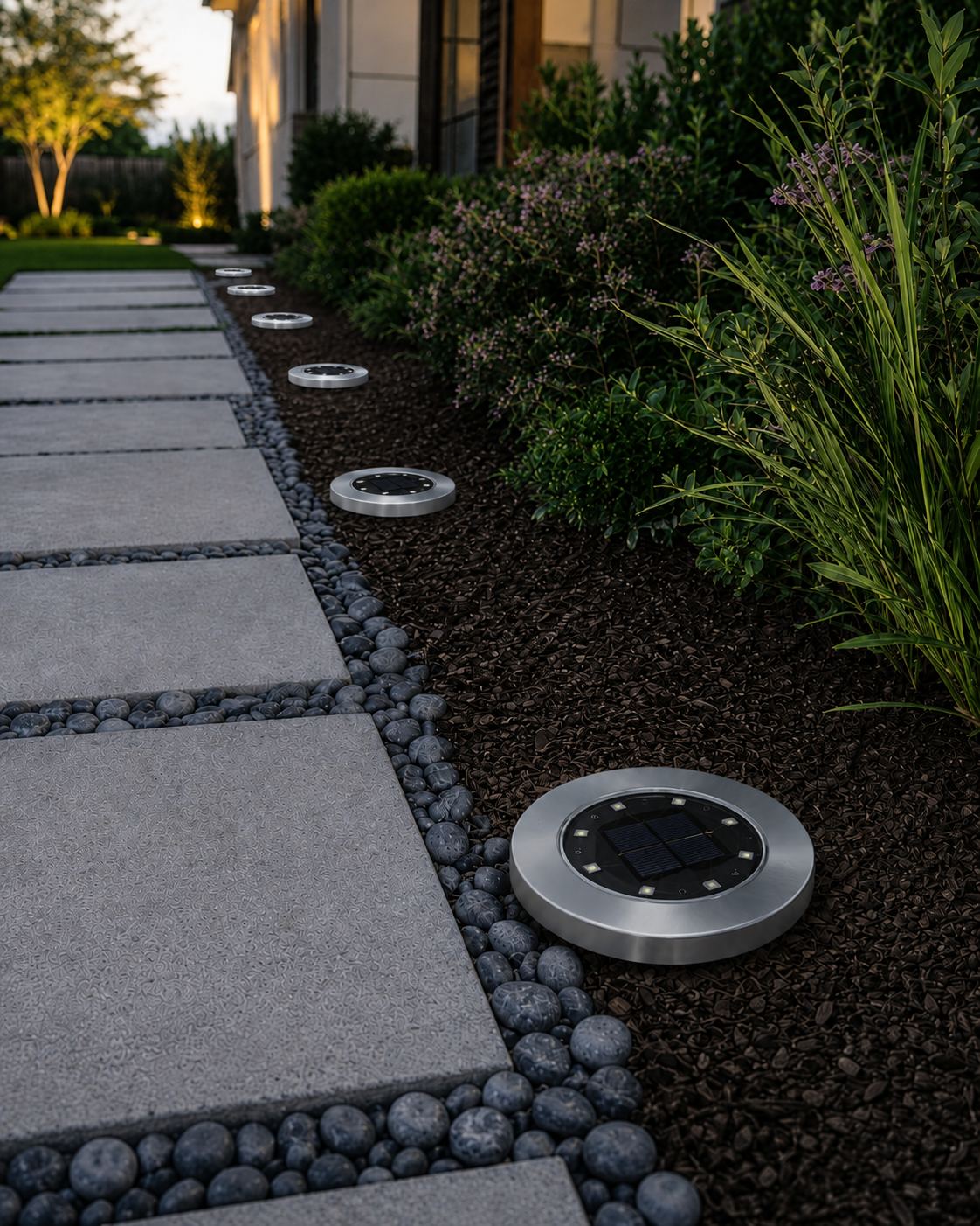 Nuvora Solar Ground Lights – 16LED כבוי